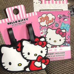 Hello Kitty Passport Holder and Bag Tags